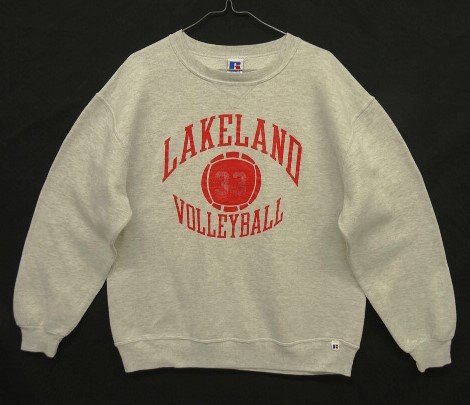 画像: 90'S RUSSELL ATHLETIC 前Vガゼット付き クルーネック スウェットシャツ ヘザーグレー USA製 (VINTAGE) 「Sweat Shirt」 入荷しました。