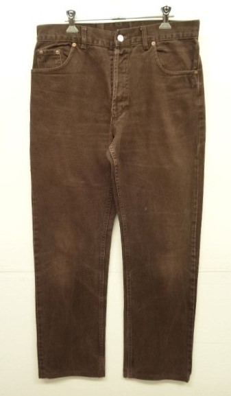 画像: 90'S LEVIS 501 デニム ブラウン USA製 W33L34 (VINTAGE) 「Bottoms」 入荷しました。