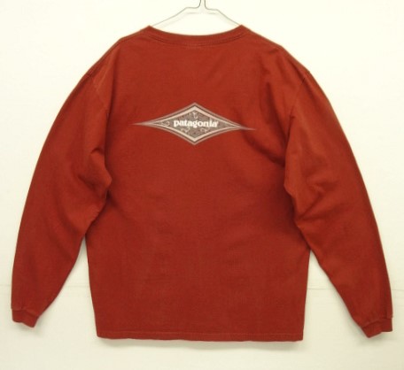 画像: 90'S PATAGONIA BENEFICIAL T'S バックプリント 長袖 Tシャツ レンガ USA製 (VINTAGE) 「T-Shirt」 入荷しました。