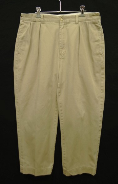 画像: 90'S RALPH LAUREN "ANDREW PANT" ツープリーツ チノパンツ ベージュ (VINTAGE) 「Bottoms」 入荷しました。