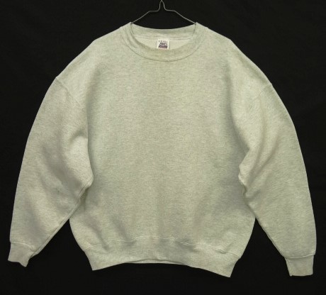 画像: 90'S BVD クルーネック スウェットシャツ ヘザーグレー USA製 (VINTAGE) 「Sweat Shirt」 入荷しました。