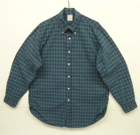 画像: 90'S BROOKS BROTHERS ポプリン 長袖 BDシャツ チェック柄 USA製 (VINTAGE) 「L/S Shirt」 入荷しました。