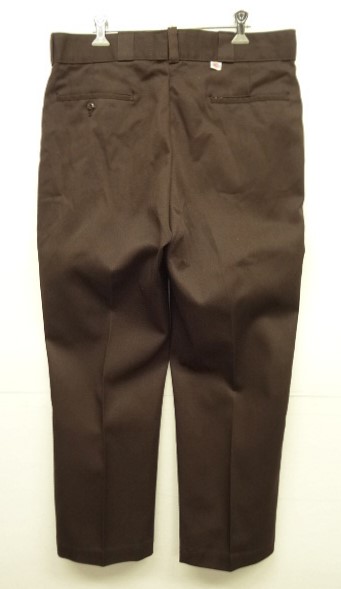 画像: 80'S DICKIES 874 チビタグ ワークパンツ ブラウン W36L29 USA製 (VINTAGE) 「Bottoms」 入荷しました。