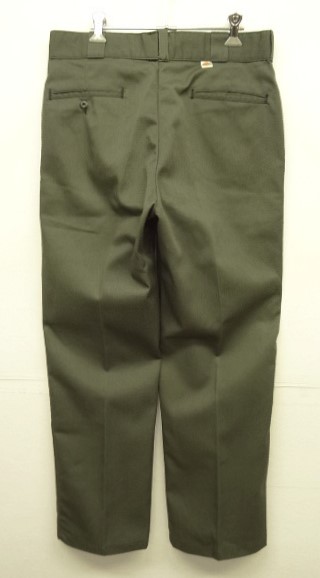 画像: 80'S DICKIES 874 チビタグ ワークパンツ オリーブ W33L31 USA製 (DEADSTOCK) 「Bottoms」 入荷しました。