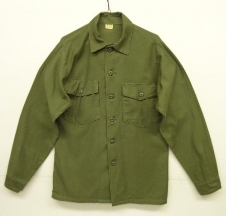 画像: 70'S アメリカ軍 US ARMY "OG107" コットンサテン ユーティリティシャツ (VINTAGE) 「L/S Shirt」 入荷しました。