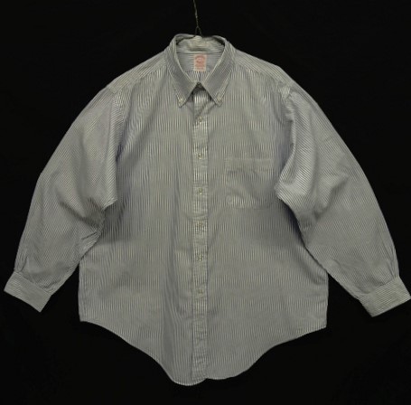 画像: 80'S BROOKS BROTHERS "MAKERS" オックスフォード 3点留めBDシャツ ストライプ USA製 (VINTAGE) 「L/S Shirt」 入荷しました。