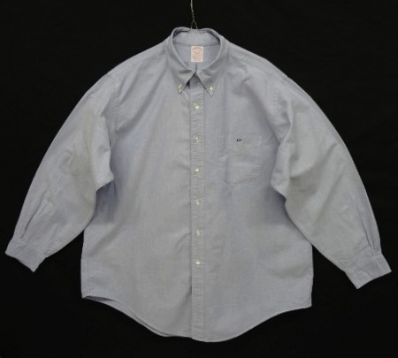 画像: 90'S BROOKS BROTHERS "MAKERS" オックスフォード BDシャツ ブルー USA製 (VINTAGE) 「L/S Shirt」 入荷しました。