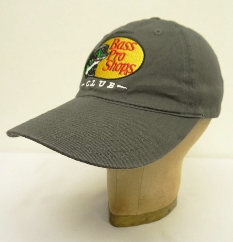 画像: BASS PRO SHOPS コットン ベースボールキャップ チャコール (USED) 「Cap」 入荷しました。