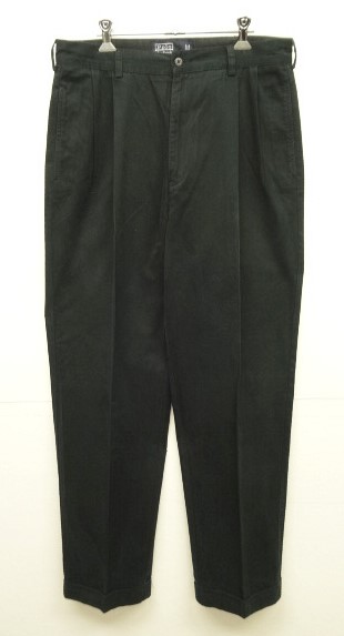 画像: 90'S RALPH LAUREN "HAMMOND PANT" ツープリーツ チノパンツ ブラック (VINTAGE) 「Bottoms」 入荷しました。