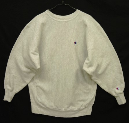 画像: 90'S CHAMPION 刺繍タグ リバースウィーブ 無地 グレー USA製 (VINTAGE) 「Sweat Shirt」 入荷しました。