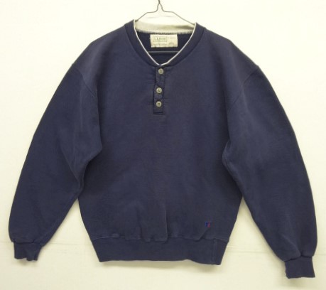 画像: 80'S LL Bean by RUSSELL ATHLETIC ヘンリーネック スウェットシャツ USA製 (VINTAGE) 「Sweat Shirt」 入荷しました。