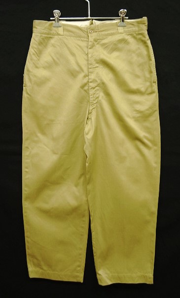 画像: 60'S アメリカ軍 US ARMY コットン100% チノパンツ SCOVILLジップ (VINTAGE) 「Bottoms」 入荷しました。