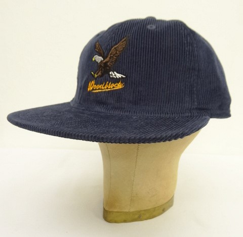 画像: WOODBLOCK "EMBROIDERY EAGLE CORDUROY CAP" NAVY (NEW) 「Cap」 入荷しました。