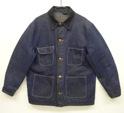 画像: 70'S WRANGLER "バックステンシル" ブランケット入り デニム カバーオール インディゴ (VINTAGE) 「Jacket」 入荷しました。