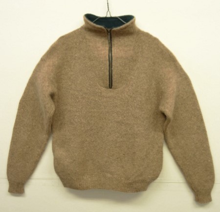 画像: 90'S ORVIS ウール ハーフジップ セーター ベージュ USA製 (VINTAGE) 「Knit」 入荷しました。