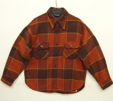 画像: 60'S TOWNCRAFT 三角タグ ウール CPOシャツ チェック柄 USA製 (VINTAGE) 「L/S Shirt」 入荷しました。