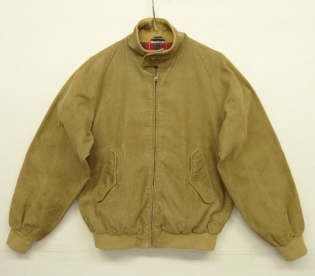 画像: 80'S BARACUTA G9 コーデュロイ ハリントンジャケット タン AEROジップ イングランド製 (VINTAGE) 「Jacket」 入荷しました。