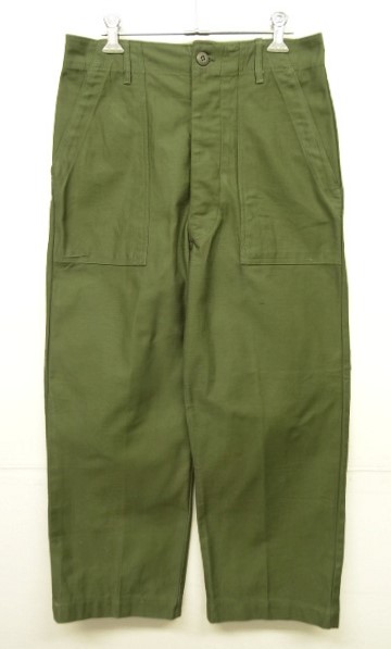 画像: 70'S アメリカ軍 US ARMY "OG107" コットンサテン ベイカーパンツ (VINTAGE) 「Bottoms」 入荷しました。