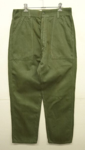 画像: 60'S アメリカ軍 USAF "OG107" コットンサテン ベイカーパンツ GENERALジップ (VINTAGE) 「Bottoms」 入荷しました。