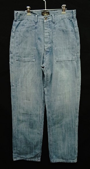 画像: 00'S RRL 月桂樹ボタン デニム インディゴ 日本製 (VINTAGE) 「Bottoms」 入荷しました。