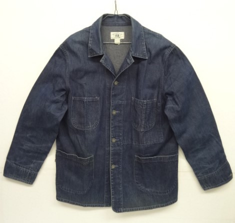 画像: 00'S RRL 白タグ メタルボタン デニム カバーオール インディゴ (VINTAGE) 「Jacket」 入荷しました。