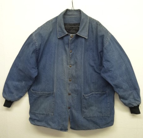 画像: 80'S UNKNOWN 裏地キルティング デニム コーチジャケット インディゴ (VINTAGE) 「Jacket」 入荷しました。