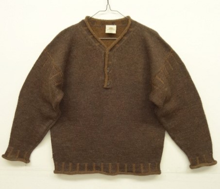 画像: BONNER OF IRELAND ヘンリーロールネック セーター ミックスブラウン アイルランド製 (VINTAGE) 「Knit」 入荷しました。