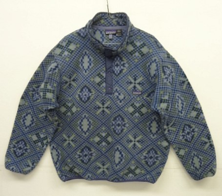 画像: 90'S PATAGONIA 旧タグ 初期 ポケット無し スナップT フリースジャケット 幾何学柄 USA製 (VINTAGE) 「Jacket」 入荷しました。