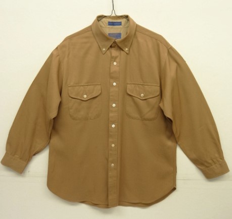 画像: 70'S PENDLETON ウールギャバジン 長袖 BDシャツ ベージュ USA製 (VINTAGE) 「L/S Shirt」 入荷しました。