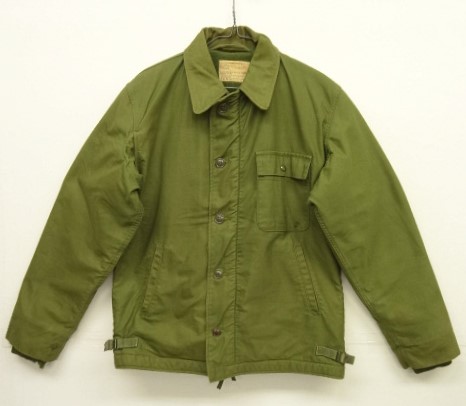 画像: 70'S アメリカ軍 US NAVY "A-2" デッキジャケット ミリタリーグリーン (VINTAGE) 「Jacket」 入荷しました。