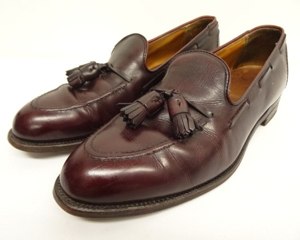 画像: ALDEN x BROOKS BROTHERS 769 カーフレザー タッセルローファー バーガンディ USA製 (VINTAGE) 「Shoes」 入荷しました。