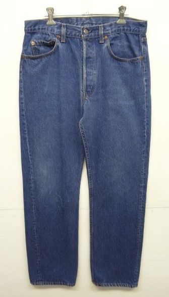 画像: 80'S LEVIS 501 デニム インディゴ USA製 W33L30 (VINTAGE) 「Bottoms」 入荷しました。