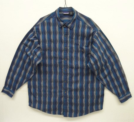 画像: 90'S PATAGONIA 旧タグ コットン 長袖 シャツ 柄入りストライプ (VINTAGE) 「L/S Shirt」 入荷しました。