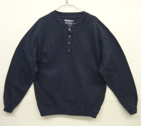 画像: 90'S LL Bean by RUSSELL ATHLETIC メタルボタン ヘンリーネック スウェットシャツ USA製 (VINTAGE) 「Sweat Shirt」 入荷しました。