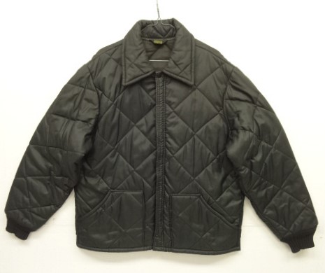 画像: 70'S BIG SMITH 三角タグ キルティングジャケット TALONジップ ブラック USA製 (VINTAGE) 「Jacket」 入荷しました。