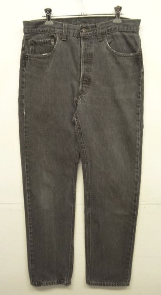 画像: 90'S LEVIS 501 デニム 先染めブラック USA製 W33L32 (VINTAGE) 「Bottoms」 入荷しました。