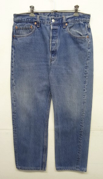 画像: 90'S LEVIS 501 デニム インディゴ USA製 W34L30 (VINTAGE) 「Bottoms」 入荷しました。