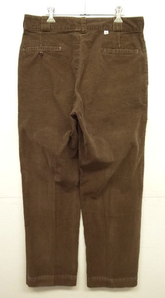 画像: 70'S DICKIES 874 チビタグ コーデュロイ ワークパンツ ブラウン TALONアルミジップ USA製 (VINTAGE) 「Bottoms」 入荷しました。