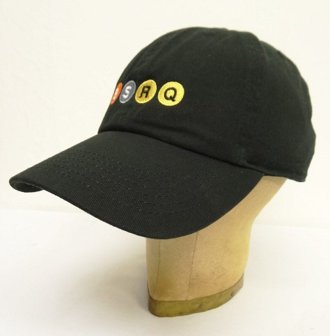 画像: WOODBLOCK x EXPANSION NY "BSRQ EMBROIDERY 6PANEL SOUVENIR CAP" BLACK (NEW) 「Cap」 入荷しました。