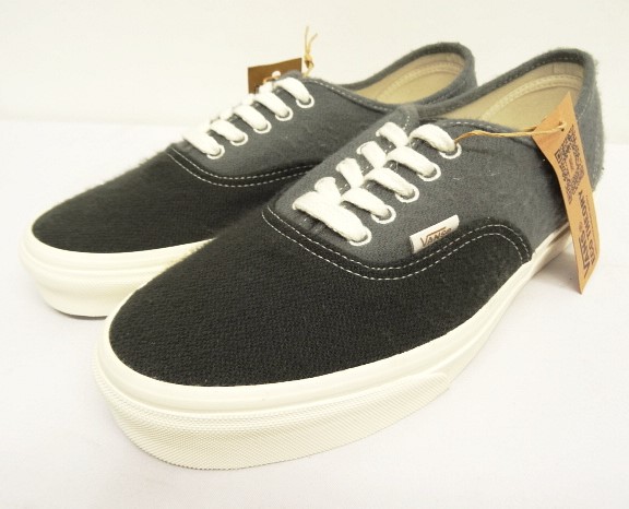 画像: VANS "SALES SAMPLE" AUTHENTIC ウール スニーカー チャコール/グレー (一点物/NEW) 「Shoes」 入荷しました。