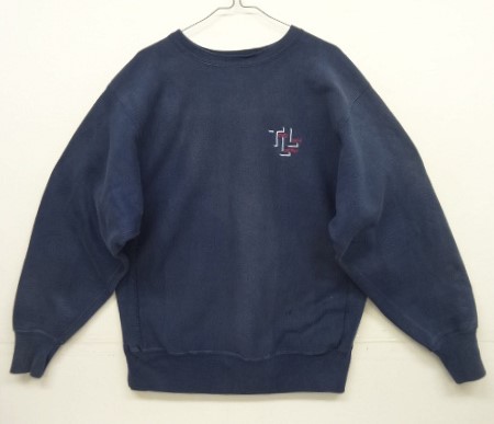 画像: 90'S CHAMPION "TLL" 刺繍タグ リバースウィーブ ネイビー USA製 (VINTAGE) 「Sweat Shirt」 入荷しました。