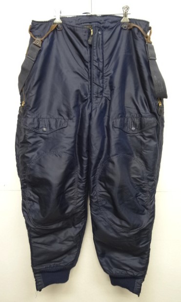 画像: 50'S アメリカ軍 USAF "F-1A" 黒タグ 中綿入り トラウザーズ エアフォースブルー CONMARジップ (VINTAGE) 「Bottoms」入荷しました。