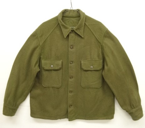 画像: 50'S アメリカ軍 US ARMY ウール フィールドシャツ オリーブ (VINTAGE) 「L/S Shirt」入荷しました。