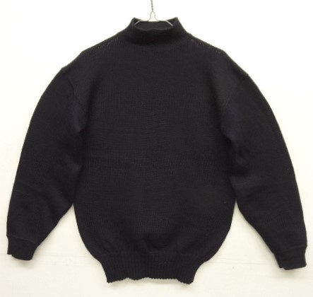 画像: 50'S アメリカ軍 US NAVY ウール モックネック ゴブセーター ダークネイビー (VINTAGE) 「Knit」 入荷しました。