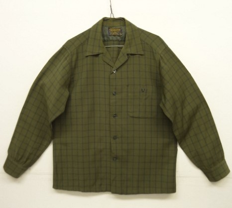 画像: 60'S PENDLETON "SIR PENDLETON" ウール 長袖 オープンカラーシャツ チェック柄 USA製 (VINTAGE) 「L/S Shirt」入荷しました。