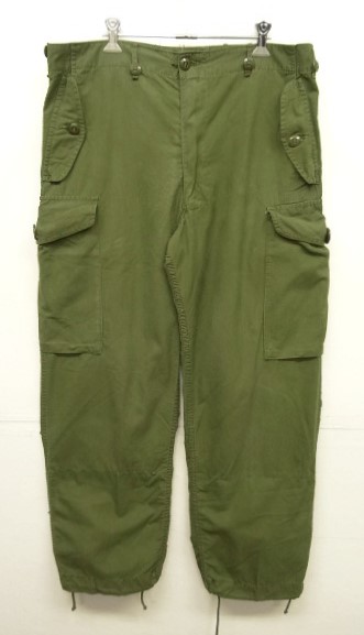 画像: 80'S カナダ軍 "OG107" ライトウエイト カーゴパンツ オリーブ (VINTAGE) 「Bottoms」入荷しました。