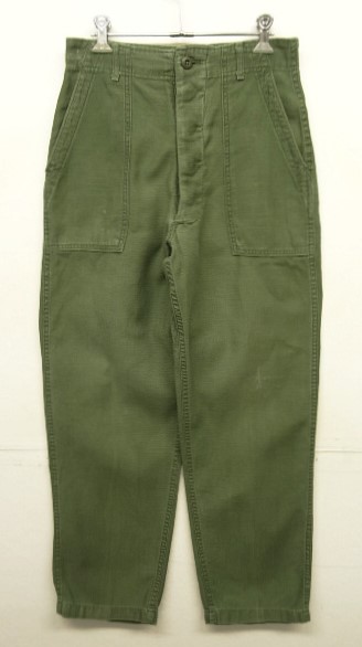 画像: 70'S アメリカ軍 US ARMY "OG107" コットンサテン ベイカーパンツ (VINTAGE) 「Bottoms」入荷しました。