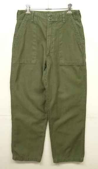 画像: 60'S アメリカ軍 US ARMY "OG107" コットンサテン ベイカーパンツ ツートンカラー (VINTAGE) 「Bottoms」入荷しました。