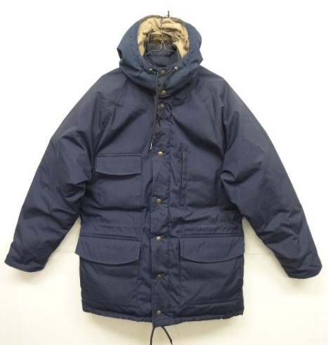 画像: 80'S EDDIE BAUER 黒タグ フード付き ダウンジャケット ネイビー (VINTAGE) 「Jacket」入荷しました。