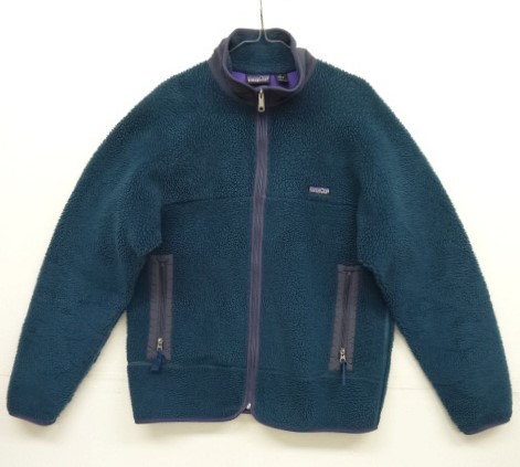 画像: 90'S PATAGONIA 最初期レトロX 裏地P.E.F フリースジャケット ダークグリーン/パープル USA製 (VINTAGE) 「Jacket」入荷しました。